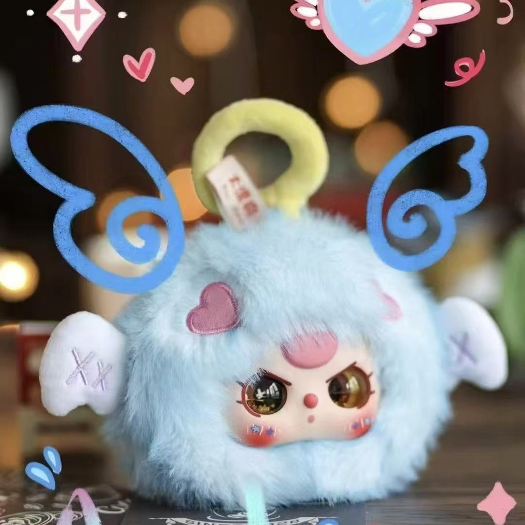 Baby Three Twelve constellations plush stuffed toys pendant blind box
