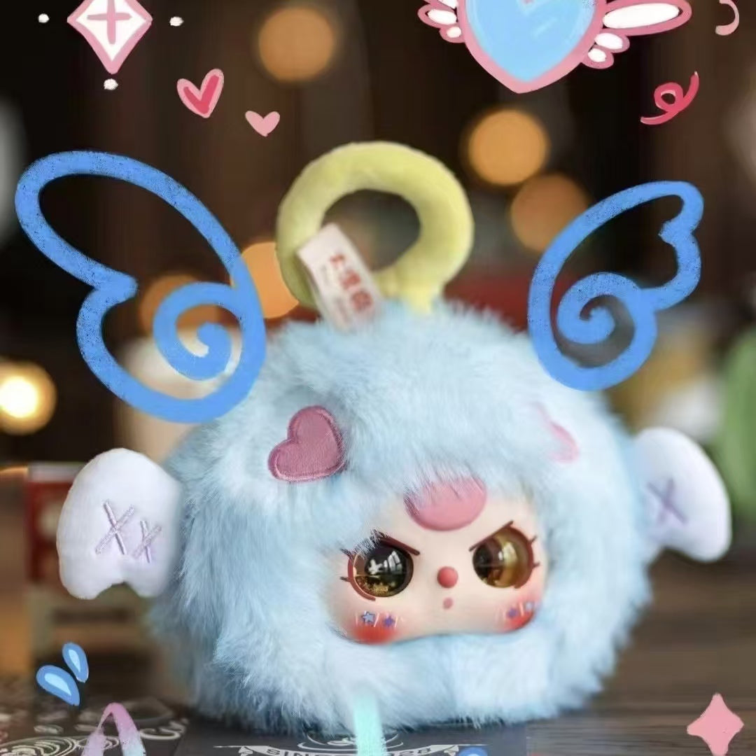 Baby Three Twelve constellations plush stuffed toys pendant blind box