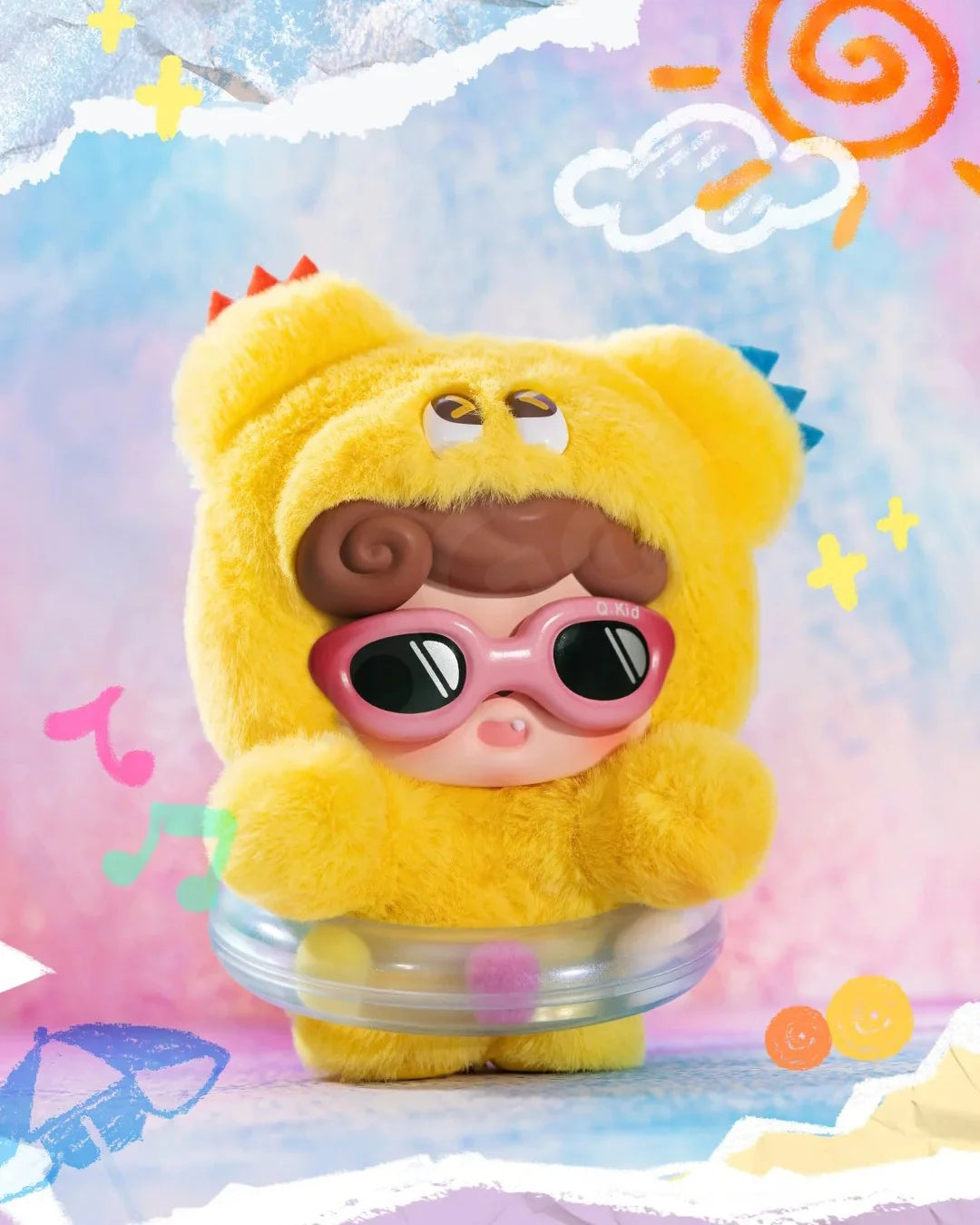 Q.Kid Emotional Hairy Monsters series